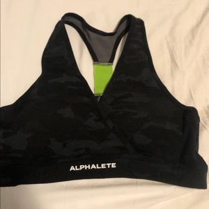 Alphalete surface wrap bra